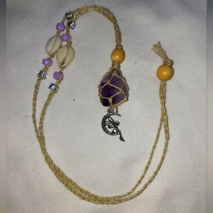 Boho Amethyst Necklace